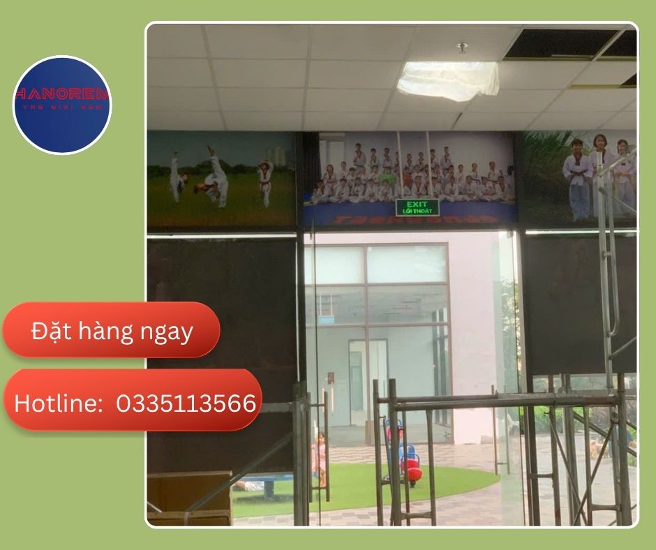 Rèm Cuốn In Tranh, Logo, Quảng Cáo Theo Yêu Cầu