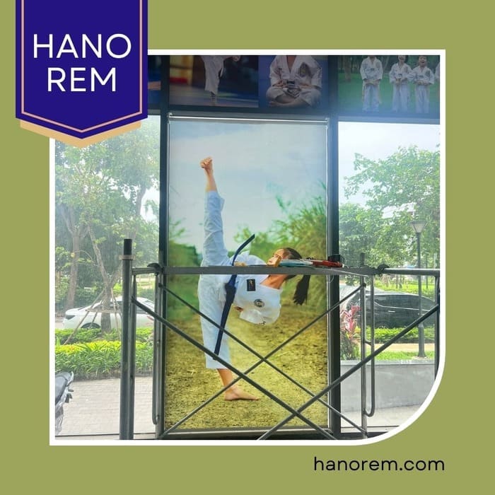 Rèm Cuốn Chống Nắng Hanorem, In Hình Theo Yêu Cầu