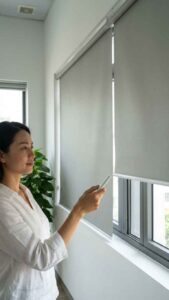 Rèm cuốn chống nắng dài 1,6m và ngang 3m